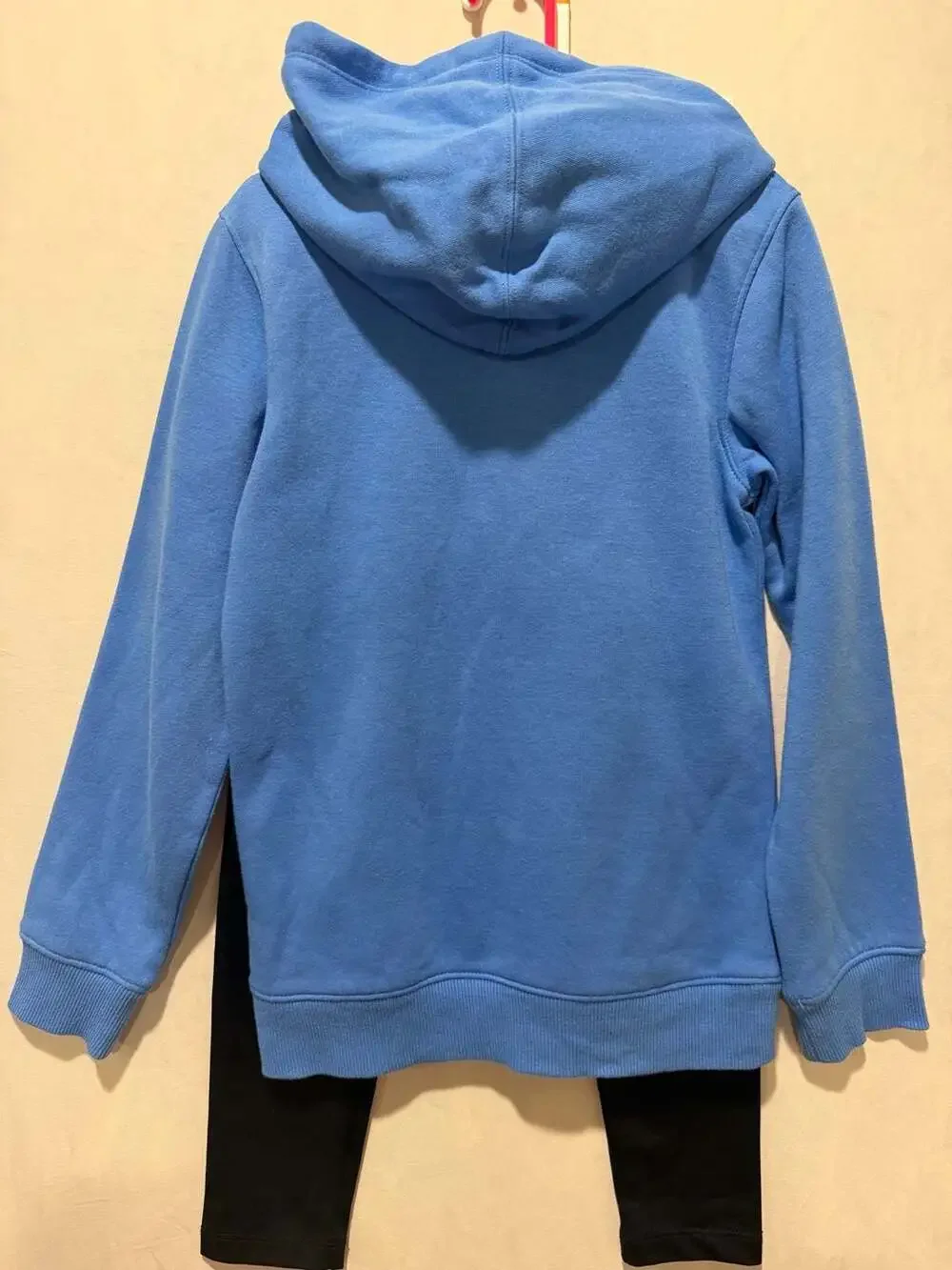 Under Armour Girls Blue Floral Heart Logo Hoodie and Leggings Set